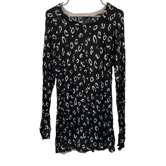 Torrid Leopard Cheetah Print‎ Lightweight Long Sleeve Pullover Tunic Sweater 2X - Picture 3 of 10